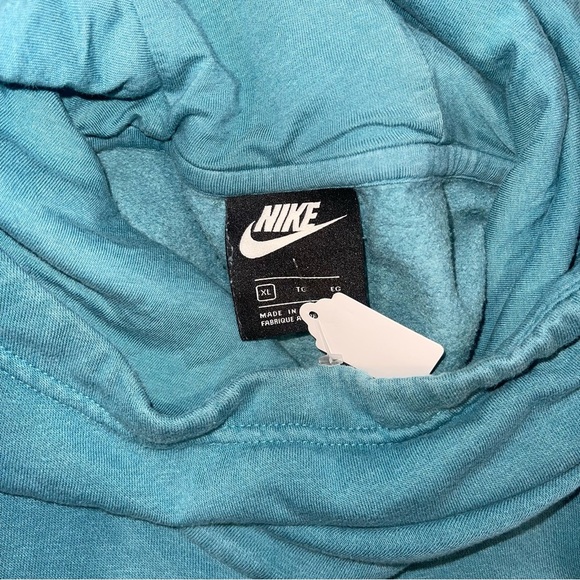 Nike Blue cowlneck Sweatshirt Cowl Neck XL - Picture 2 of 7